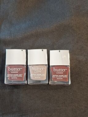 Butter LONDON Patent Shine Mini 10X Nail Lacquer Trio Nail Polish